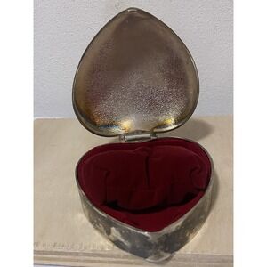 Disney Mickey & Minnie Mouse heart-shaped silver-plated trinket box 70 Years